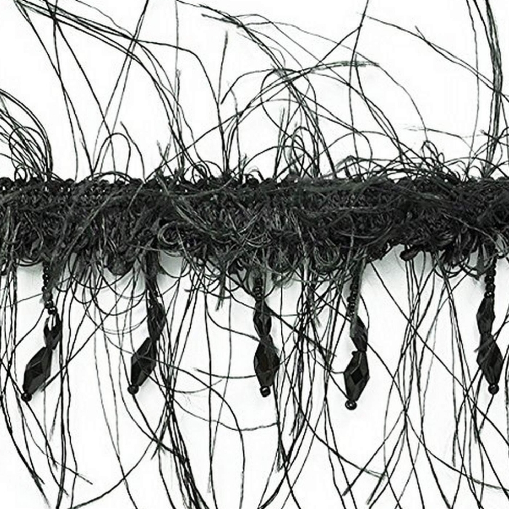 8+ yds Beaded Eyelash Trim - Expo International